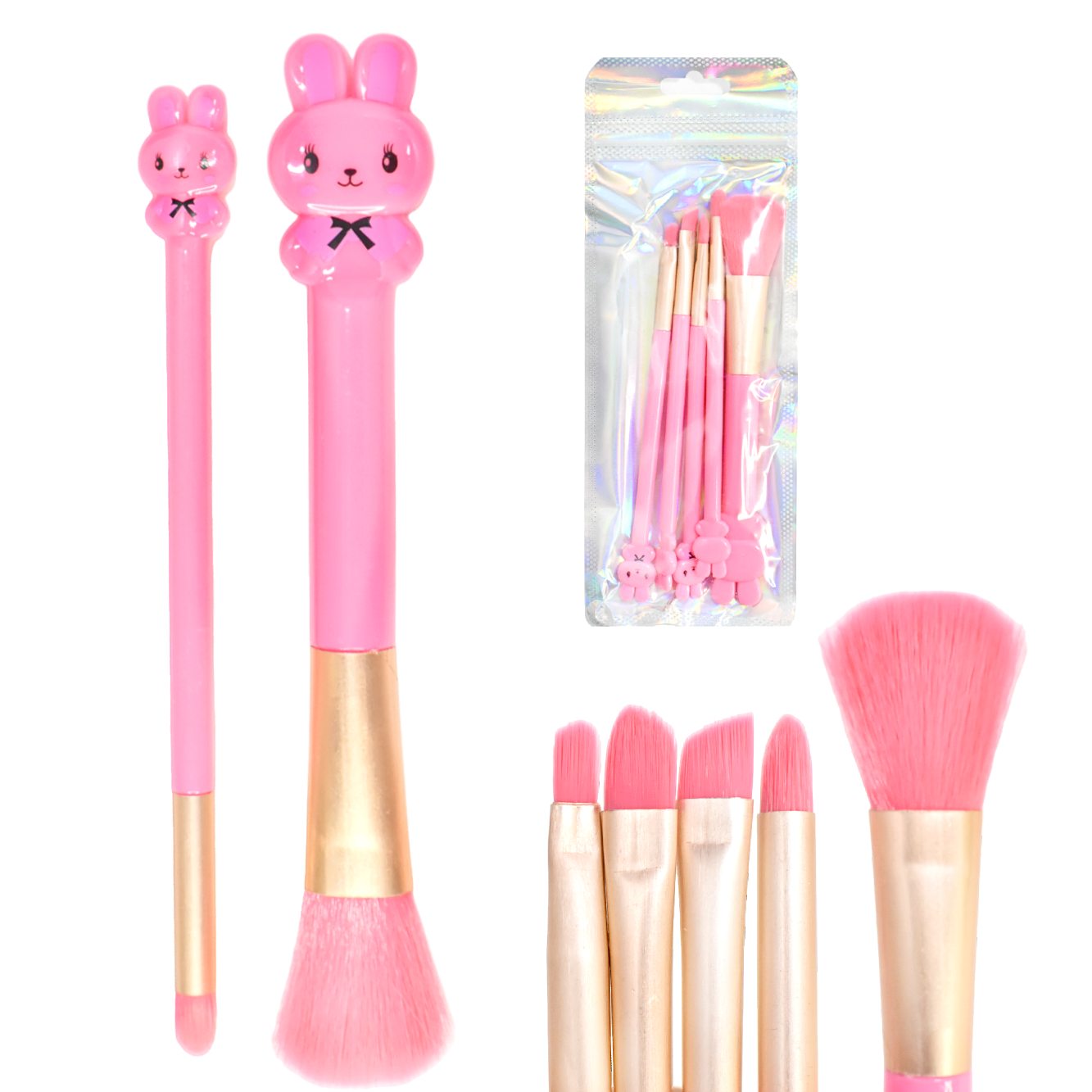 Kit de 5 brochas conejito 🐰 #126