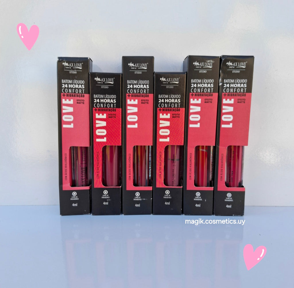 Labial liquido Matte Max Love Larga duración