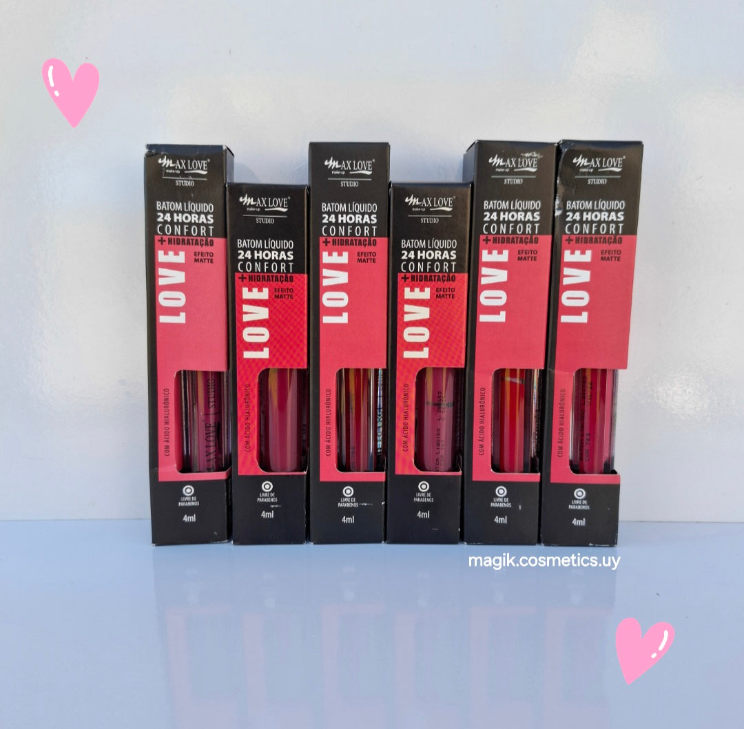 Labial liquido Matte Max Love Larga duración