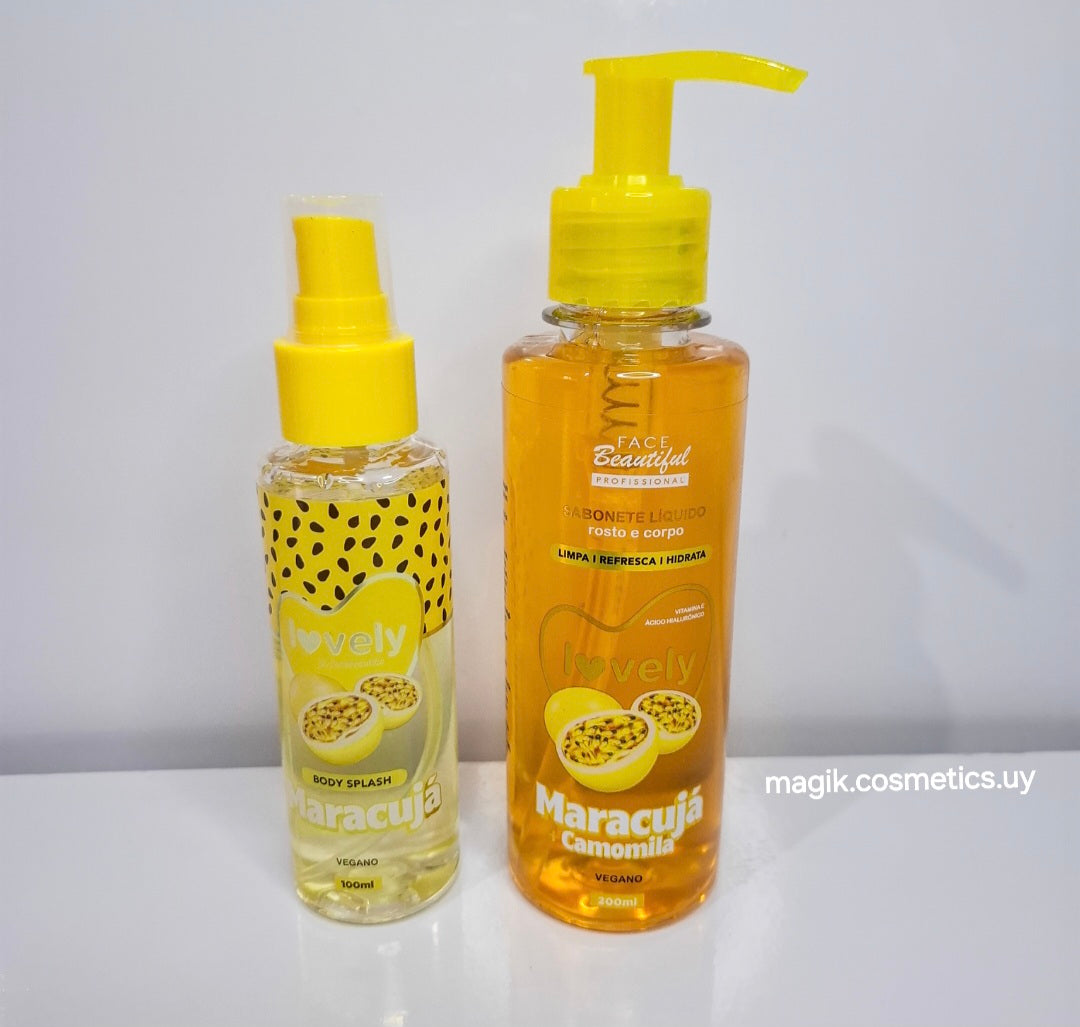 Kit body splash y jabón liquido Maracuyá #30