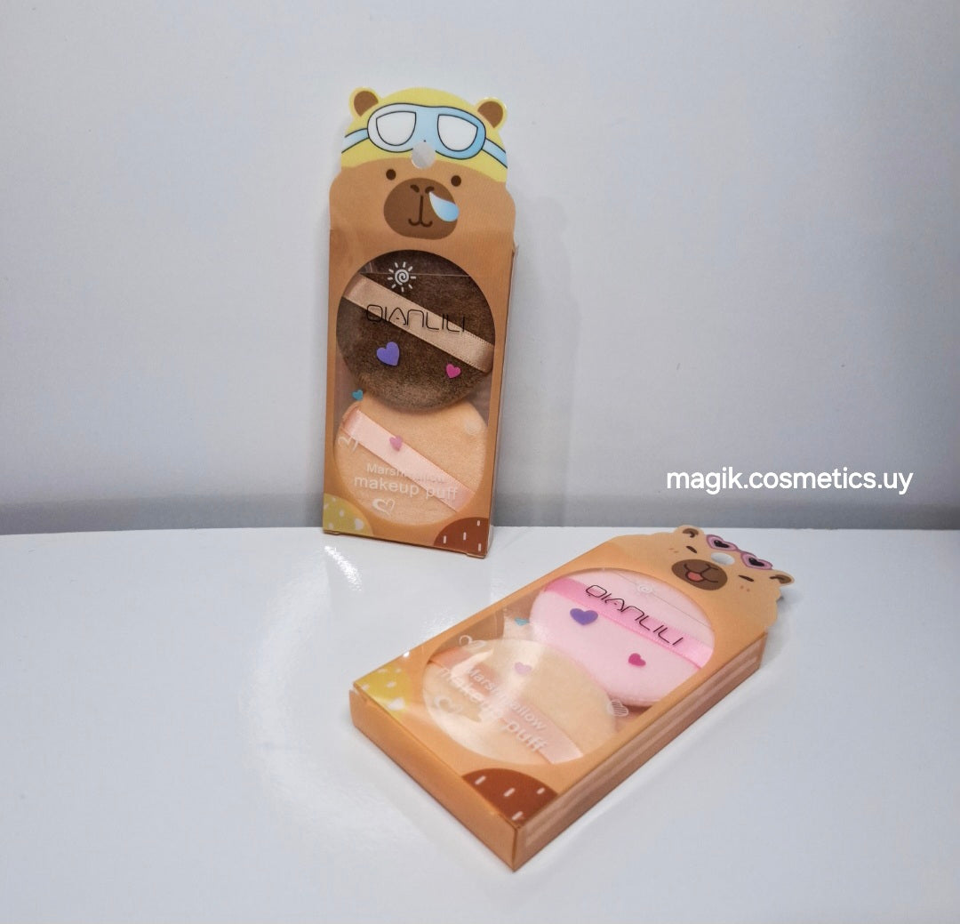 Kit 2 esponjitas capibara #31