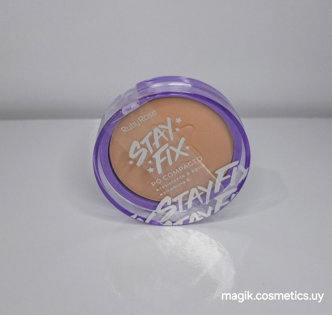 Polvo compacto Stay Fix Ruby Rose  . Tono Medium 4 #29