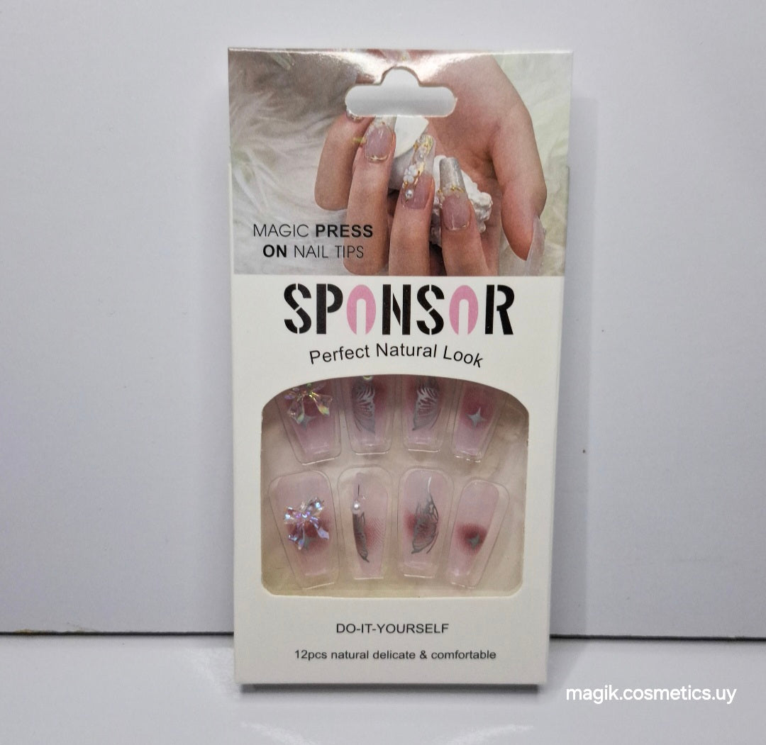 Uñas press on #268