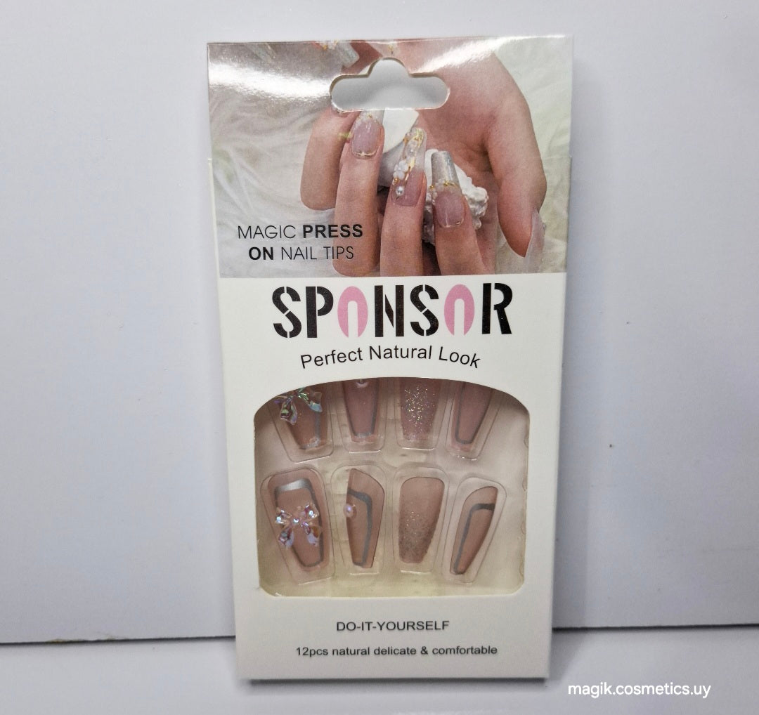Uñas press on #268