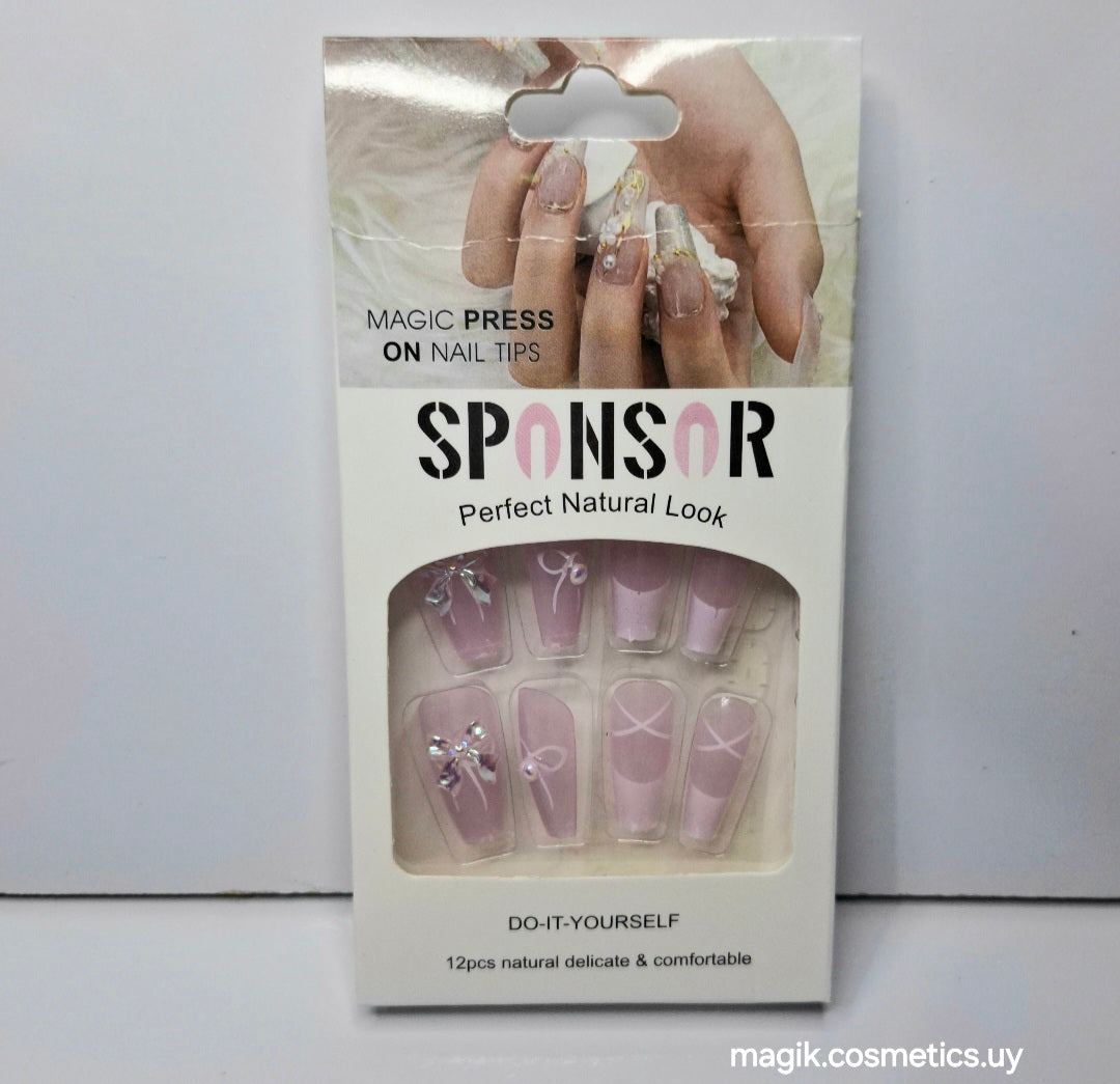Uñas press on #268