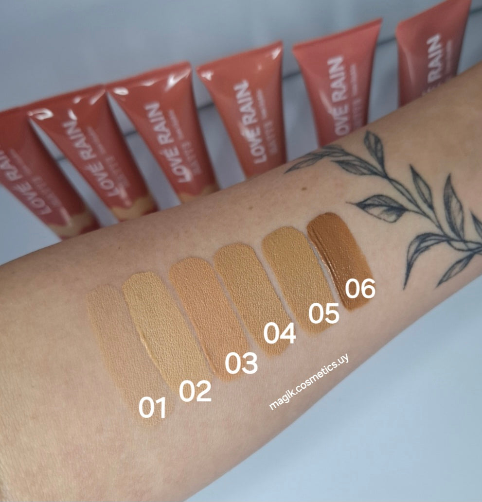 Base liquida matte Love Rain #280