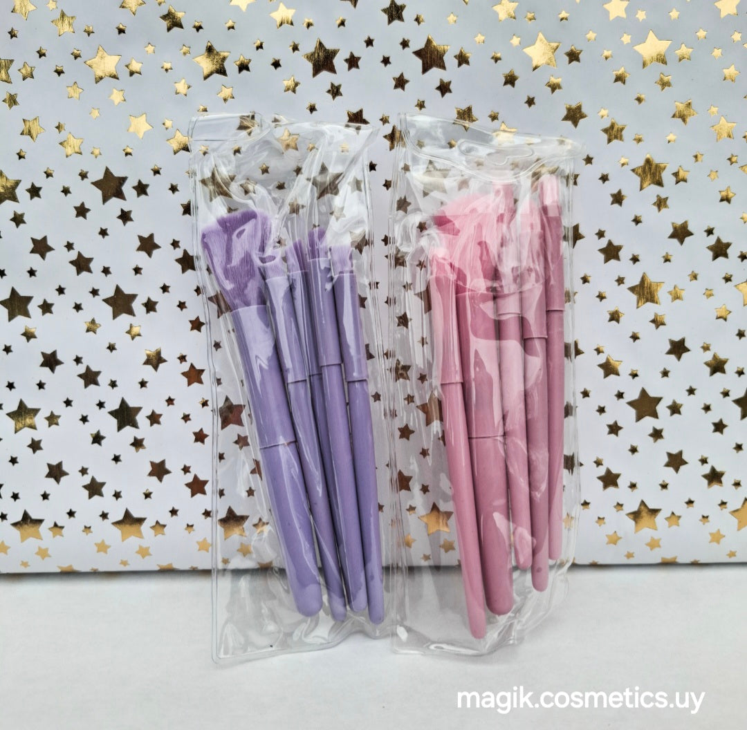 Kit de 5 brochas mini de cartera #327