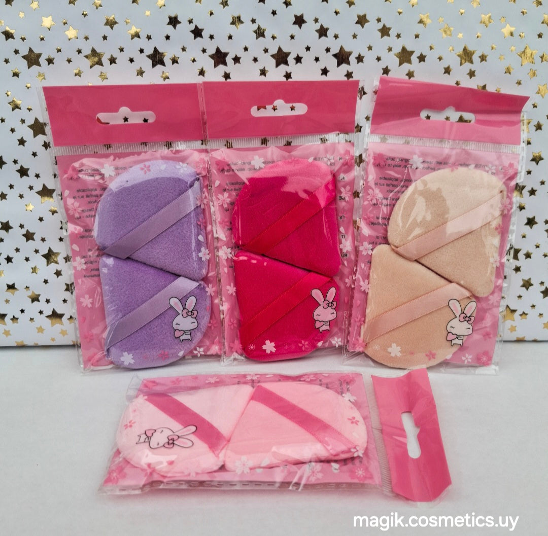 Pack 2 esponjitas triangulares #326