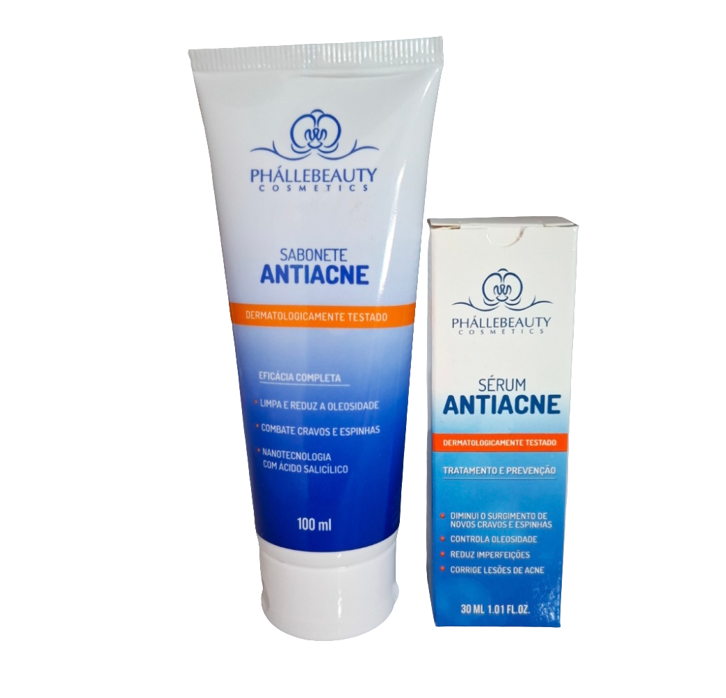 Jabón + serum anti-acné