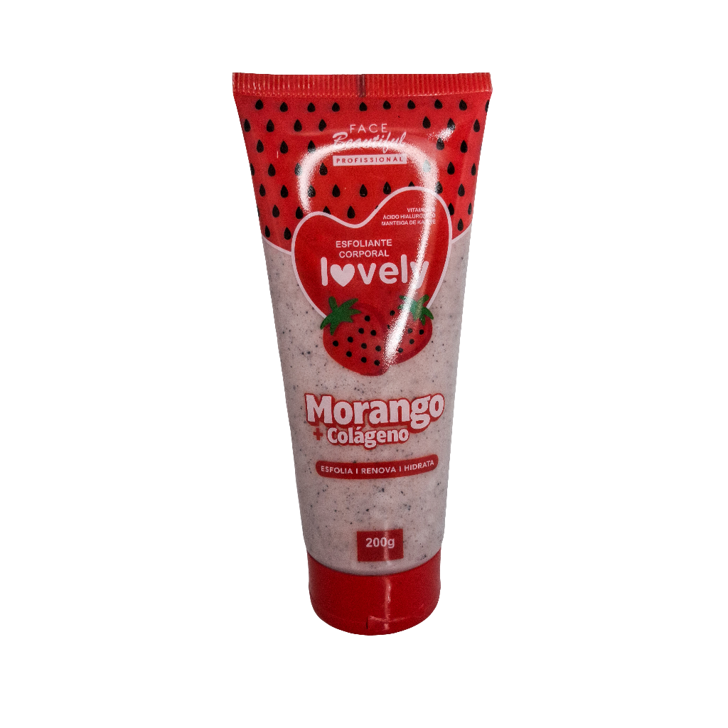 Exfoliante corporal frutilla y colágeno 200g #146