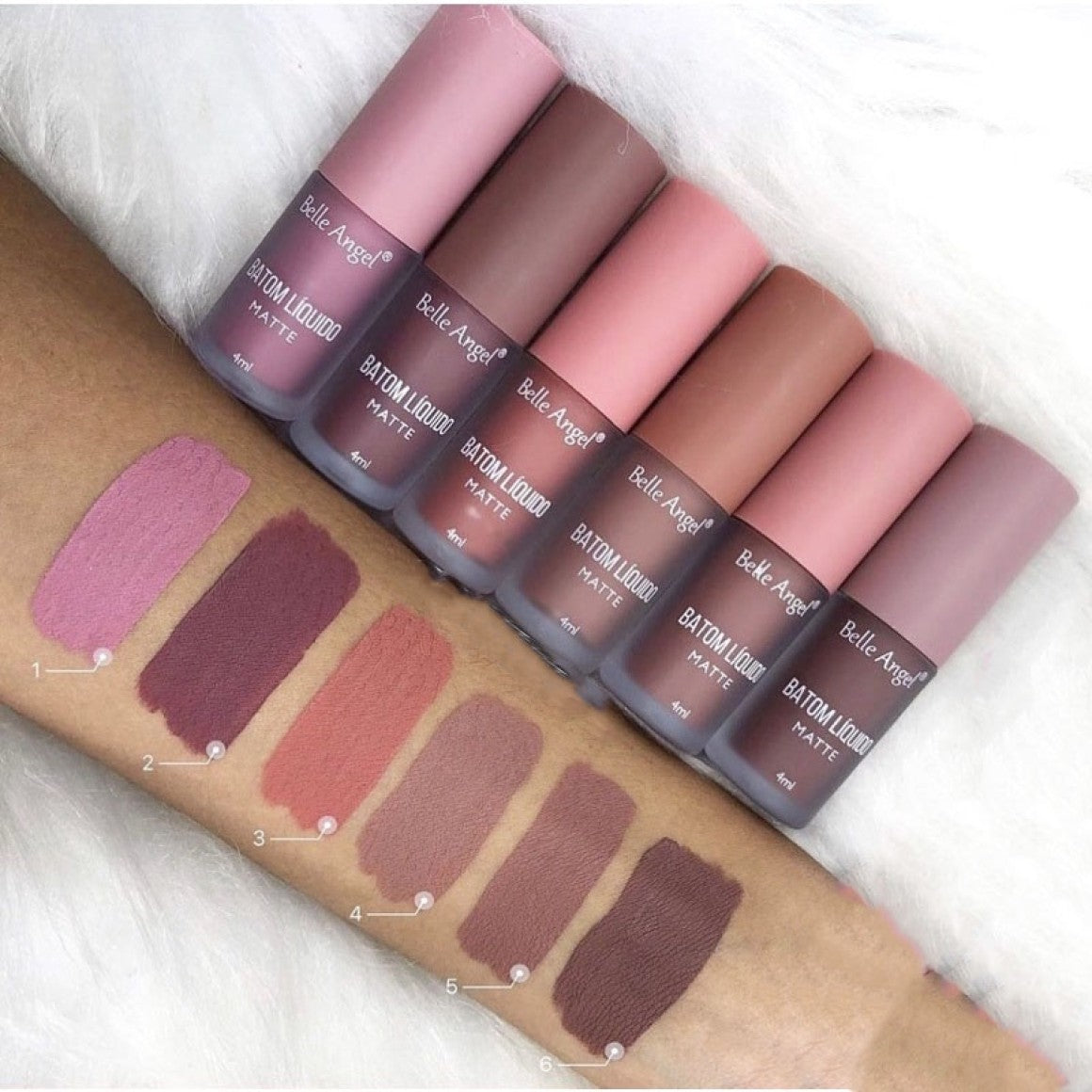 Labial liquido matte Belle Angel #153