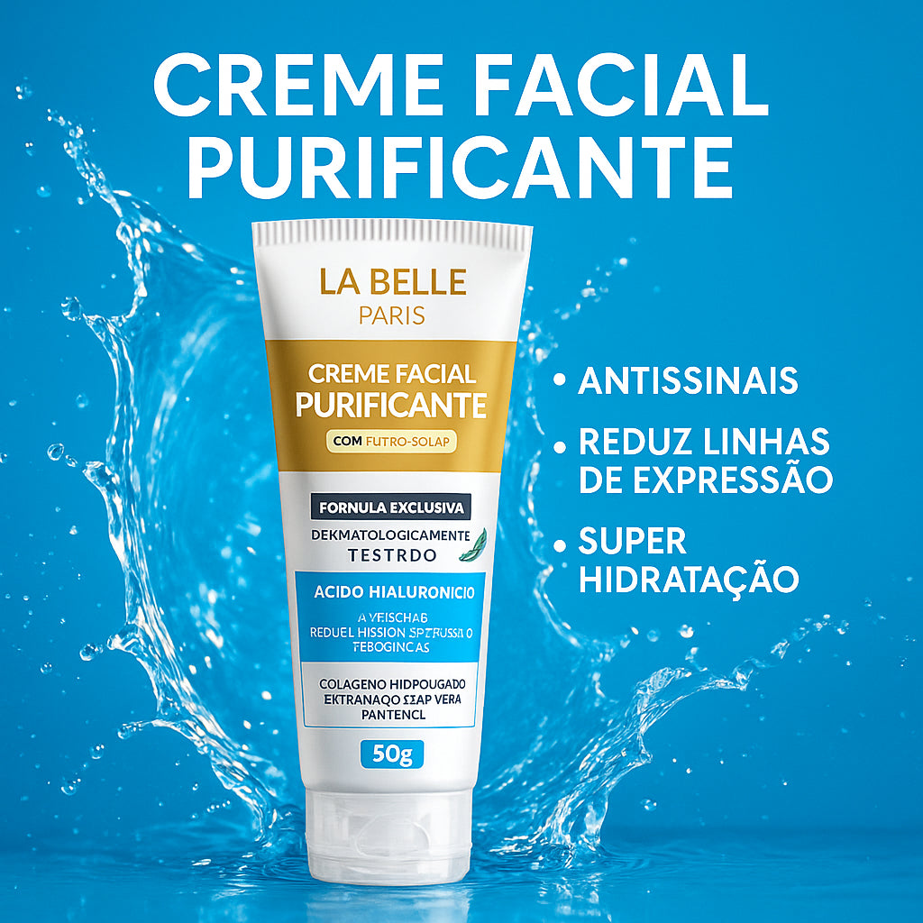 Crema facial purificante acido hialuronico - La Belle PARIS #296