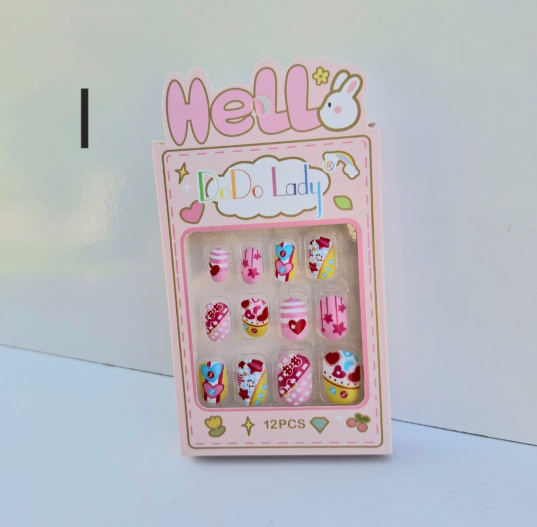 Uñas press on infantil #231