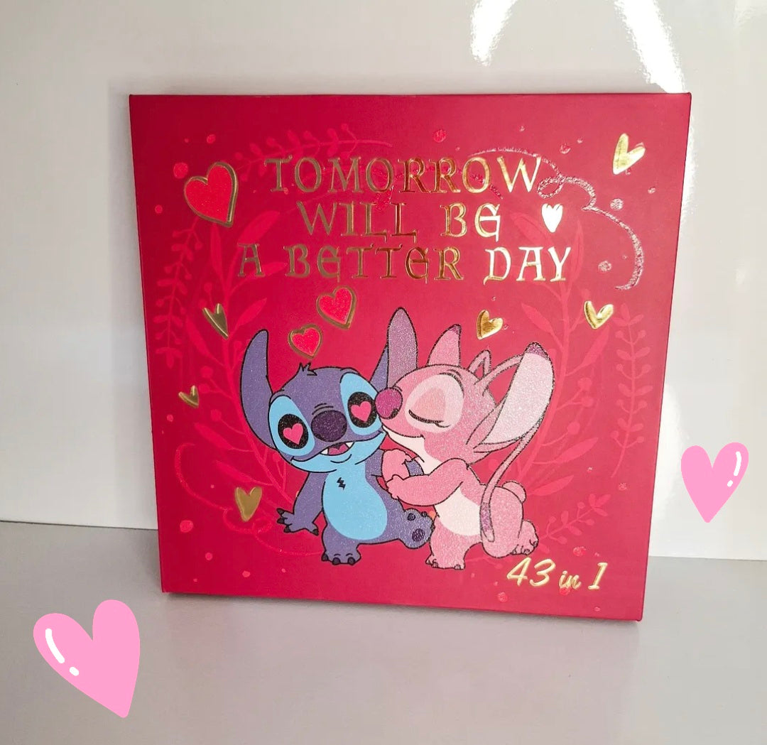 Kit de maquillaje Stitch rojo #100