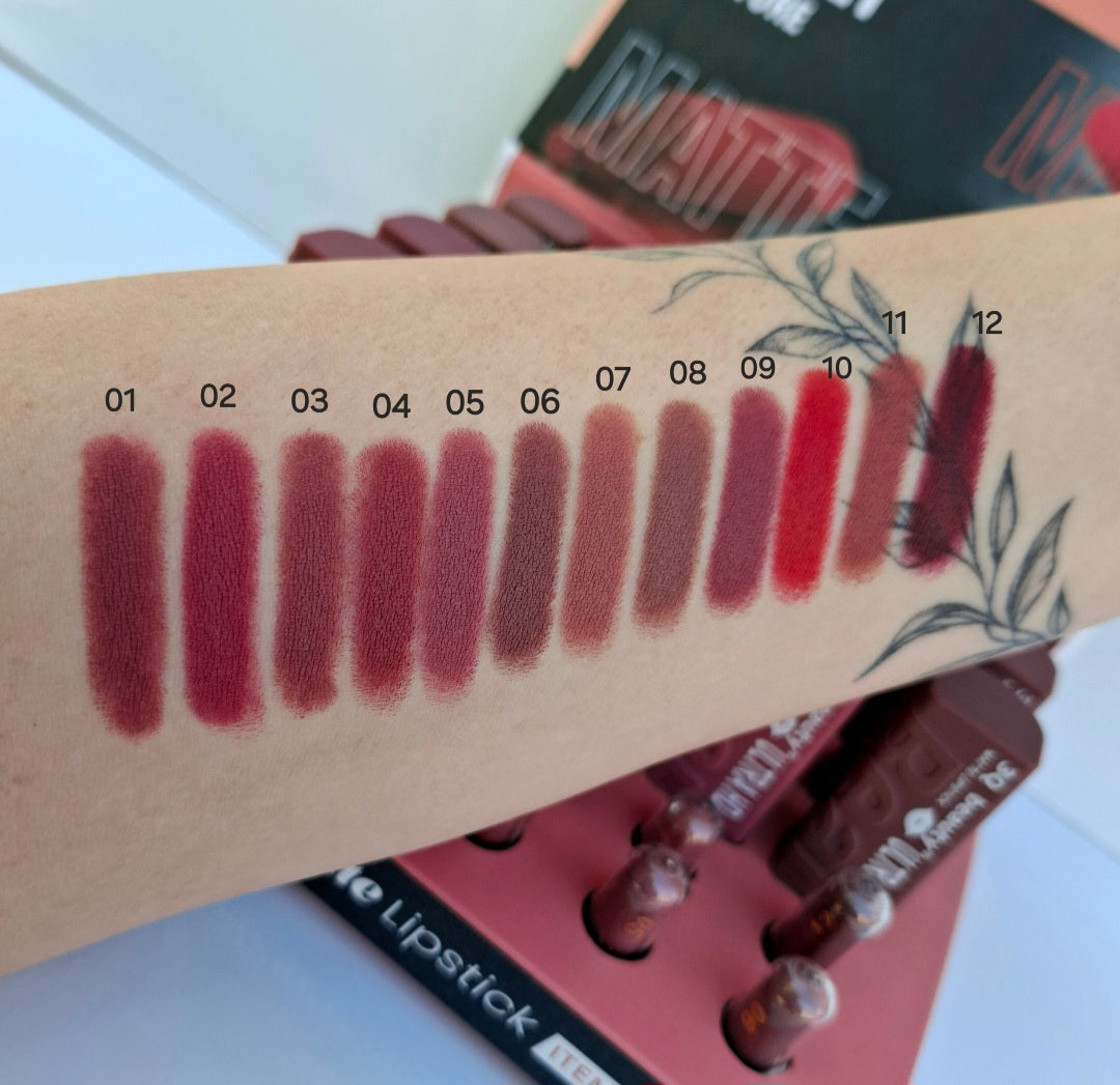 Labial matte en barra 3Q Beauty #235