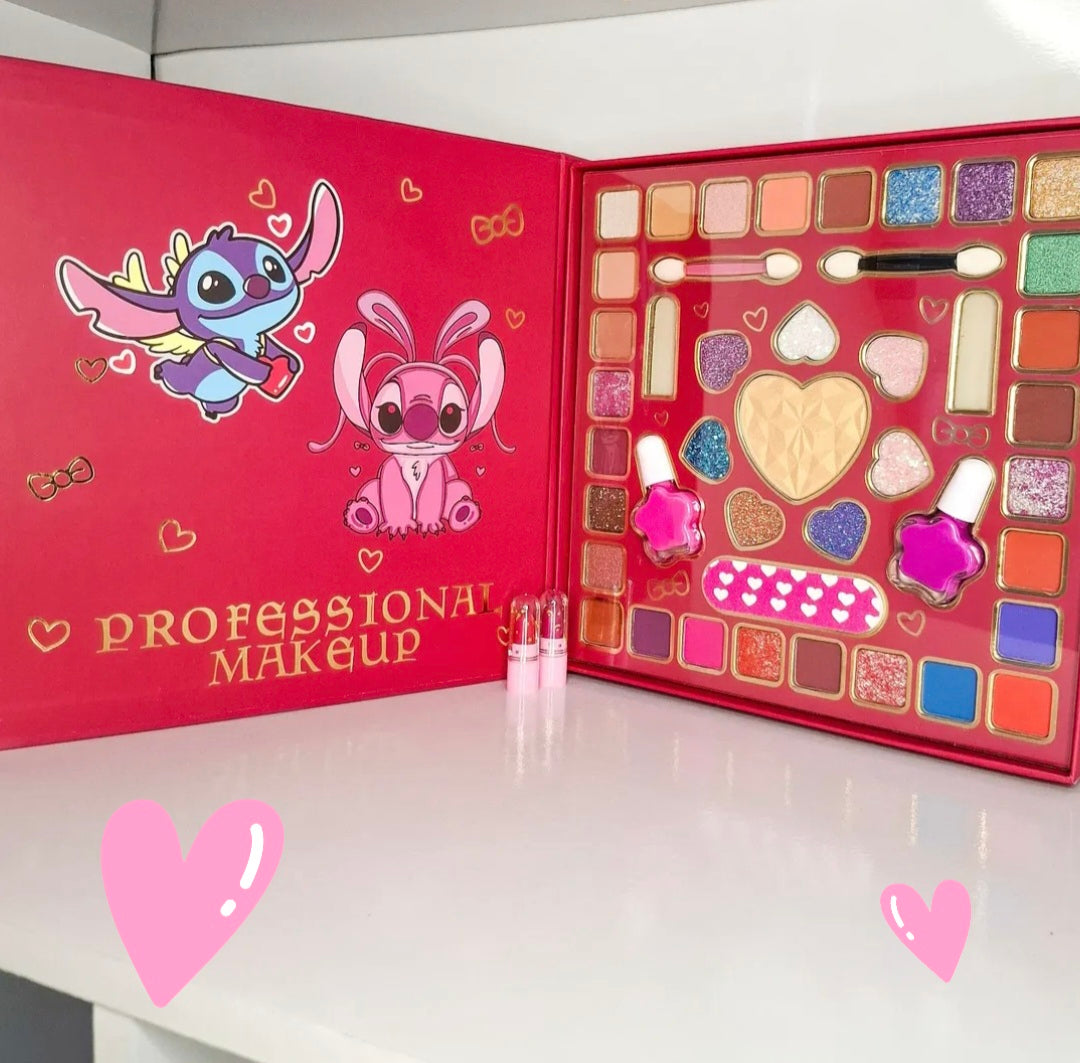 Kit de maquillaje Stitch rojo #100