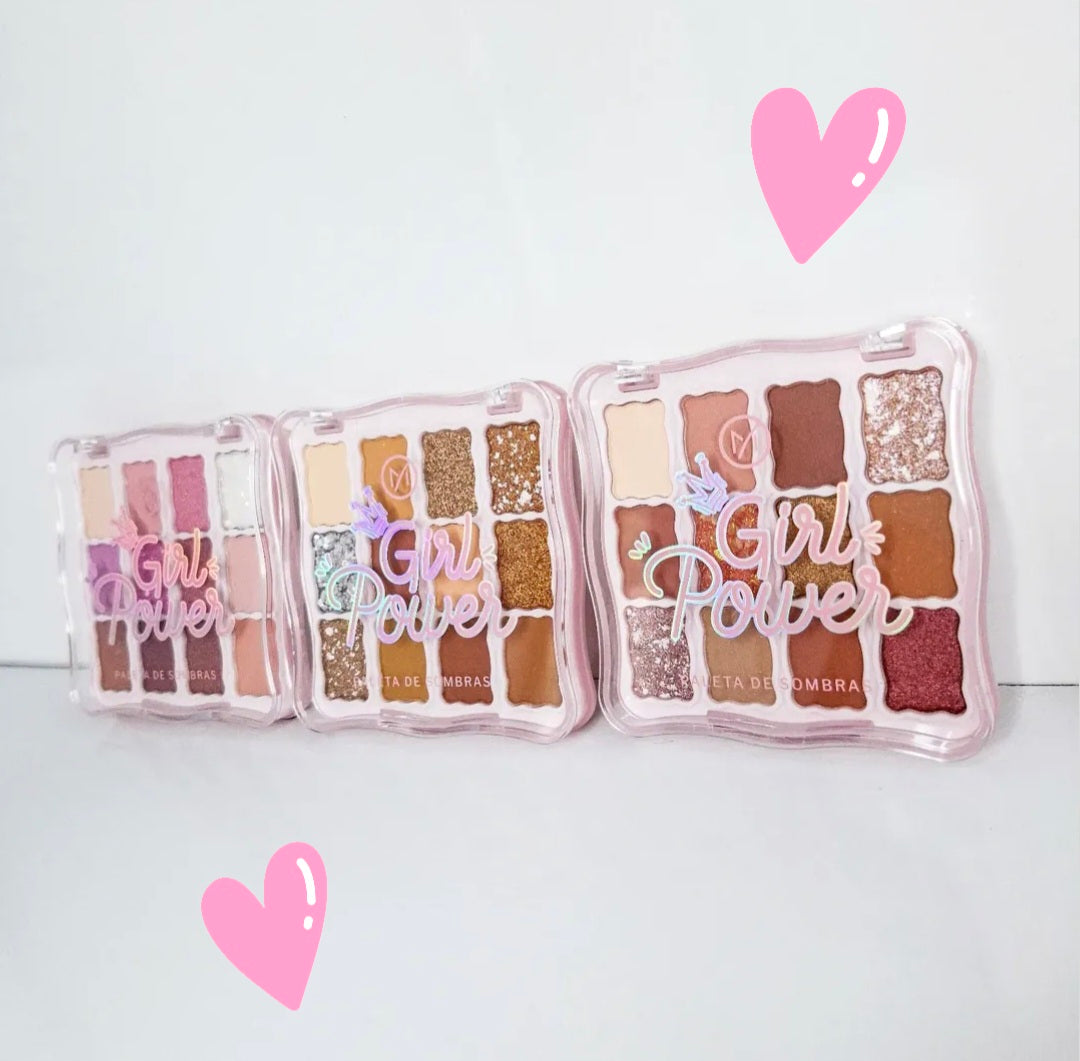 Paleta de sombras Girl PowerPoint Mahai #183
