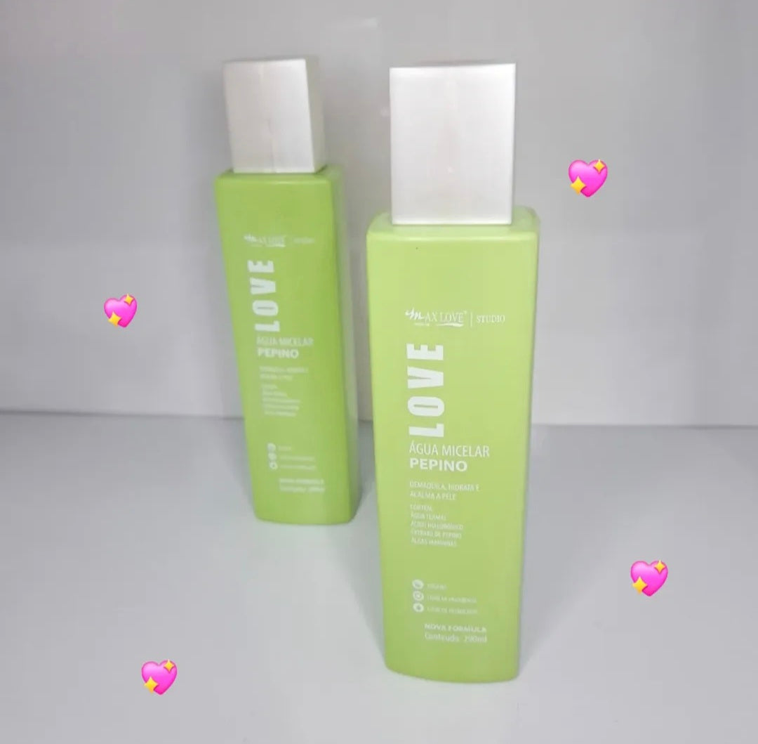 Agua micelar refrescante con pepino - Max Love #202